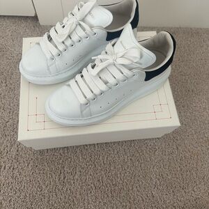 Alexander McQueen White and Black Sneakers